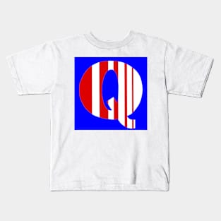 Letter Q, the pattern 6 Kids T-Shirt